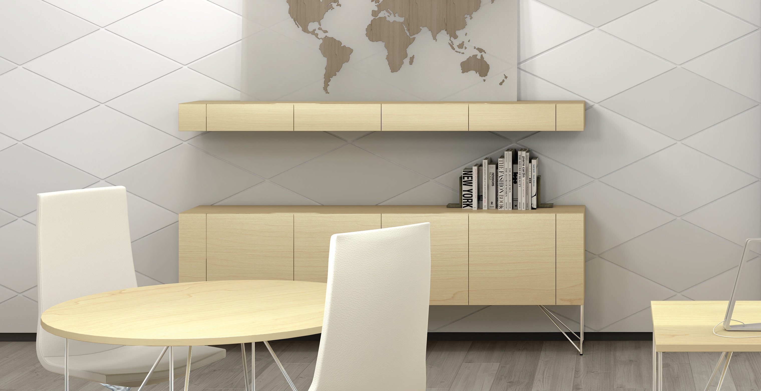 AIR Executive cabinet, AA - Oak veneer, A - Black